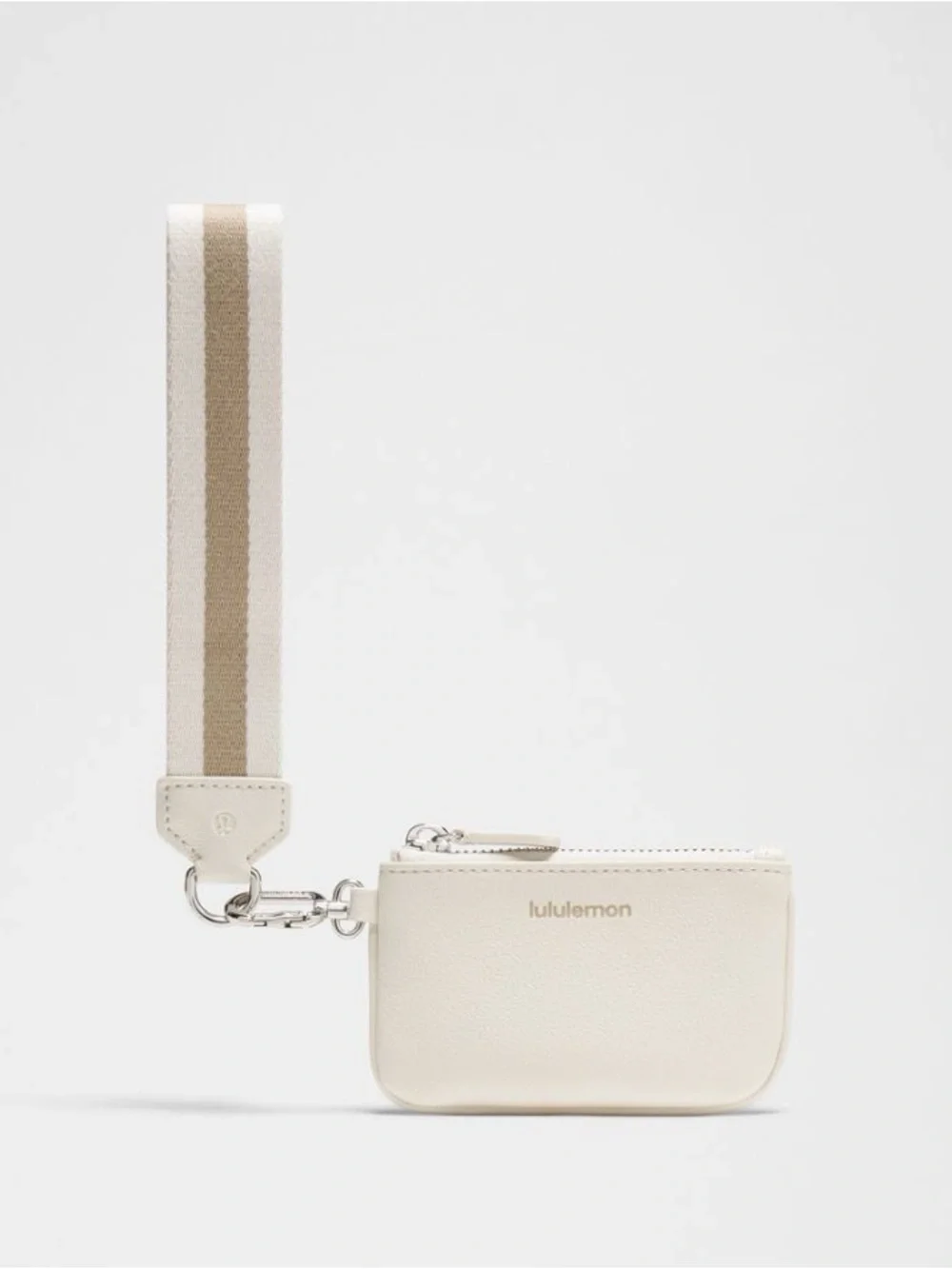 NWT Dual Pouch‎ Wristlet Textured Leather Alternative RARE